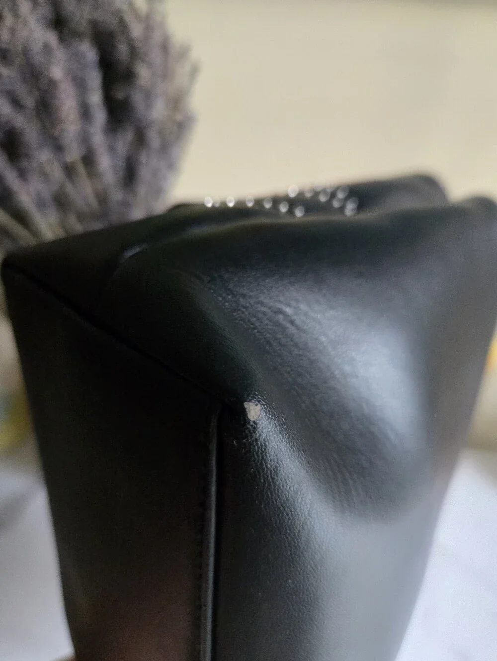 GUC Rebecca Minkoff Edie Star Studded Black Leather Shoulder Bag